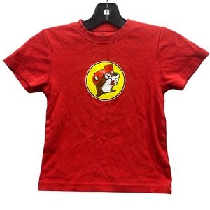 Buc-ee's Shirt‎ Boys 4T Red Beaver Logo Everyday Streetwear